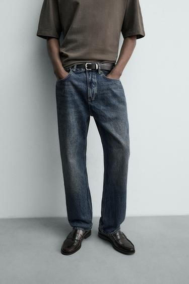 JEANS STRAIGHT ANKLE FIT - Indigo de Zara - Image 4