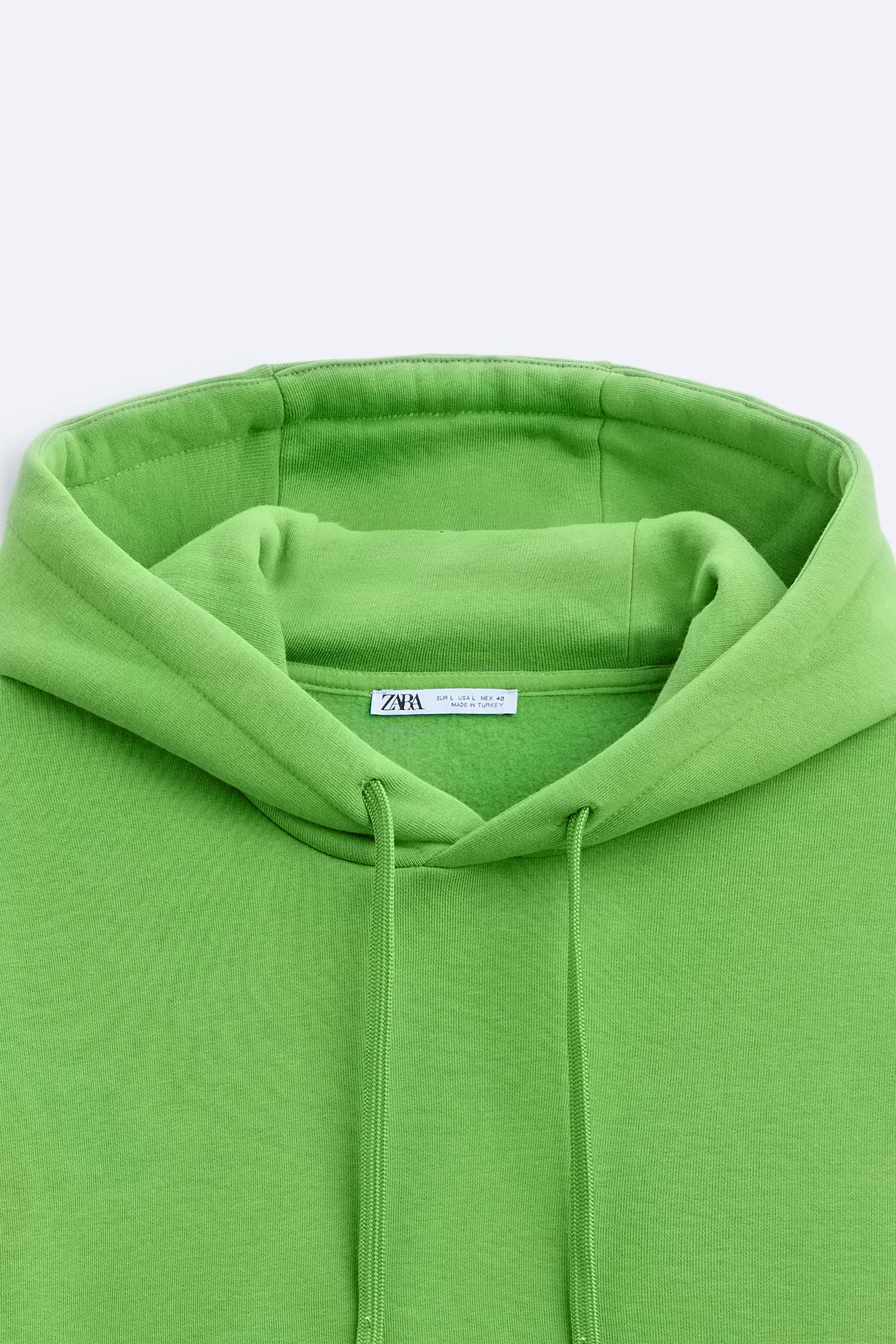 Zara best sale neon hoodie