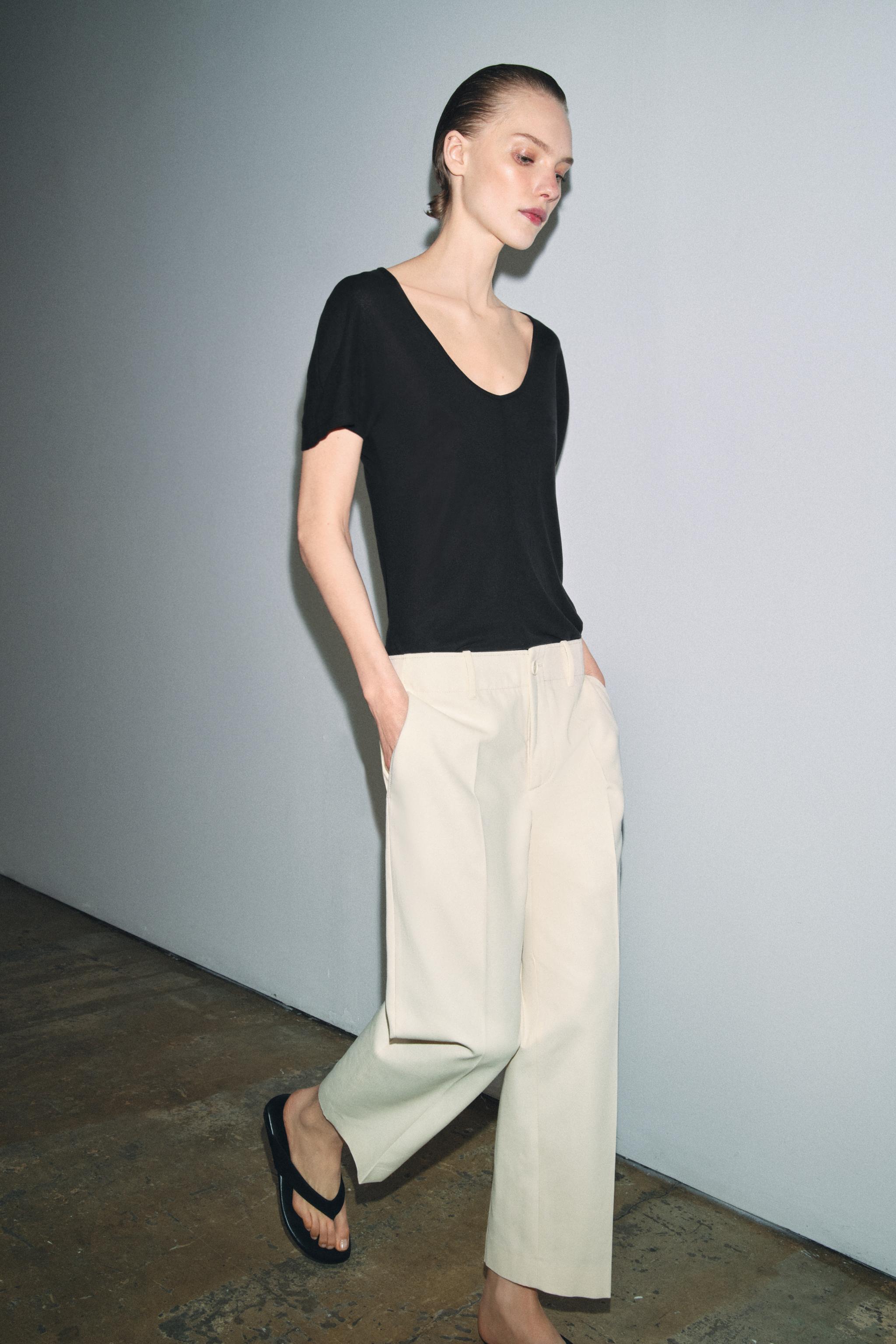 ZW COLLECTION CROPPED PANTS