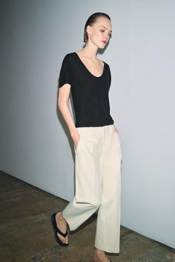 ZW COLLECTION CROPPED PANTS from Zara - $69.90