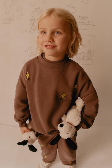 SNOOPY PEANUTS™ SWEATSHIRT - Brown by Zara