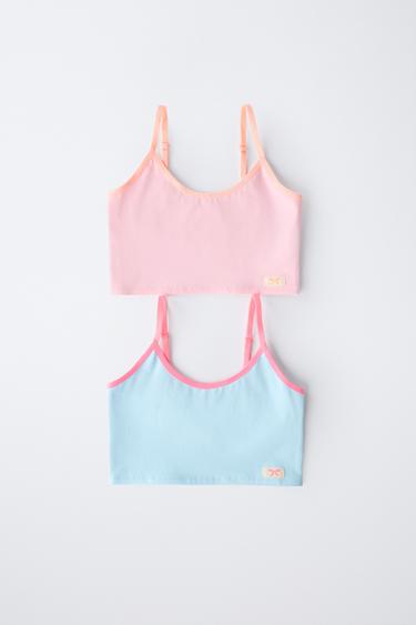 9-14 ANS/ LOT DE DEUX HAUTS DÉTAILS FLUO - Multicolore de Zara - Image 3