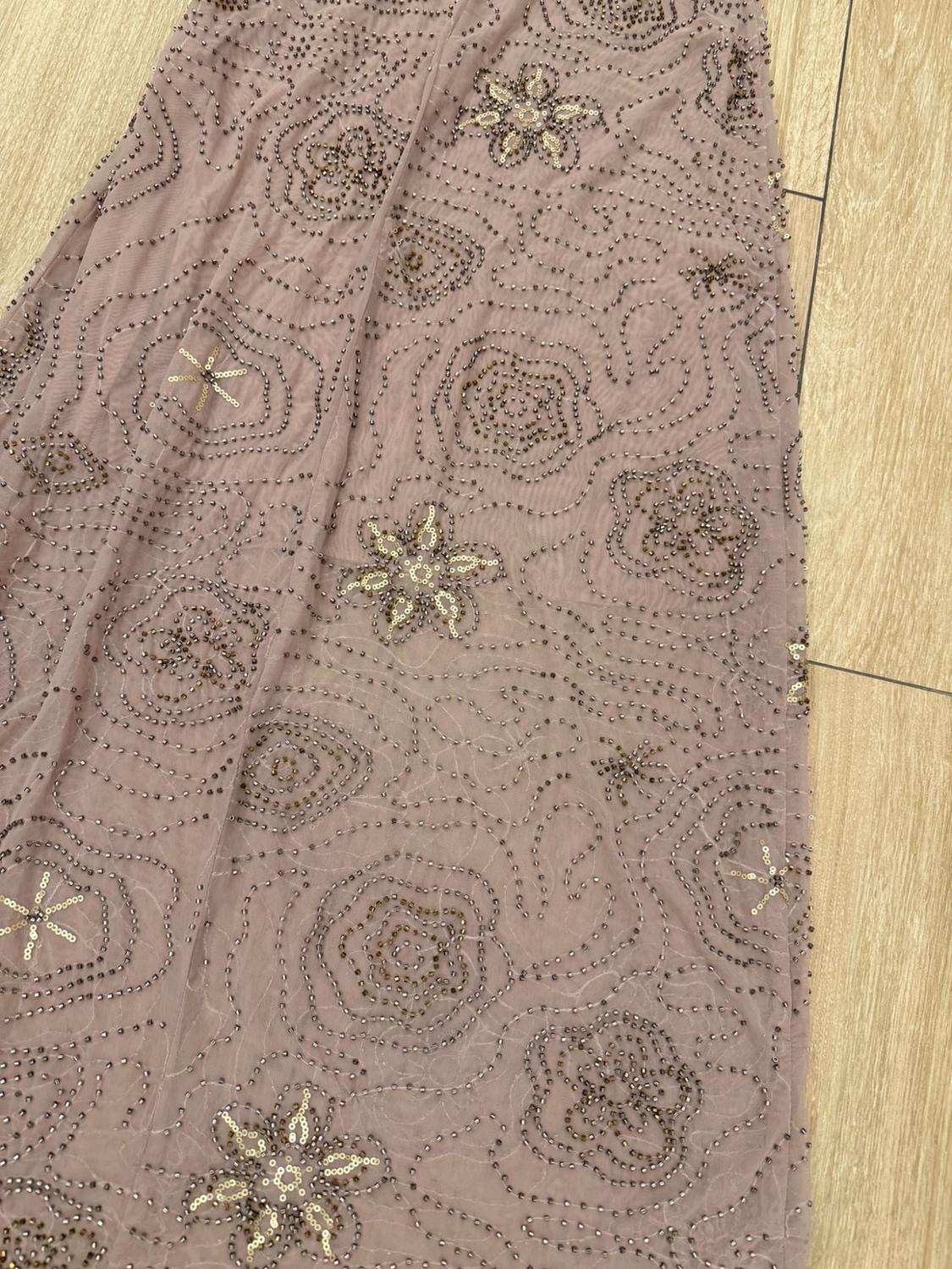 MIDI DRESS WITH BEADS - Image 4