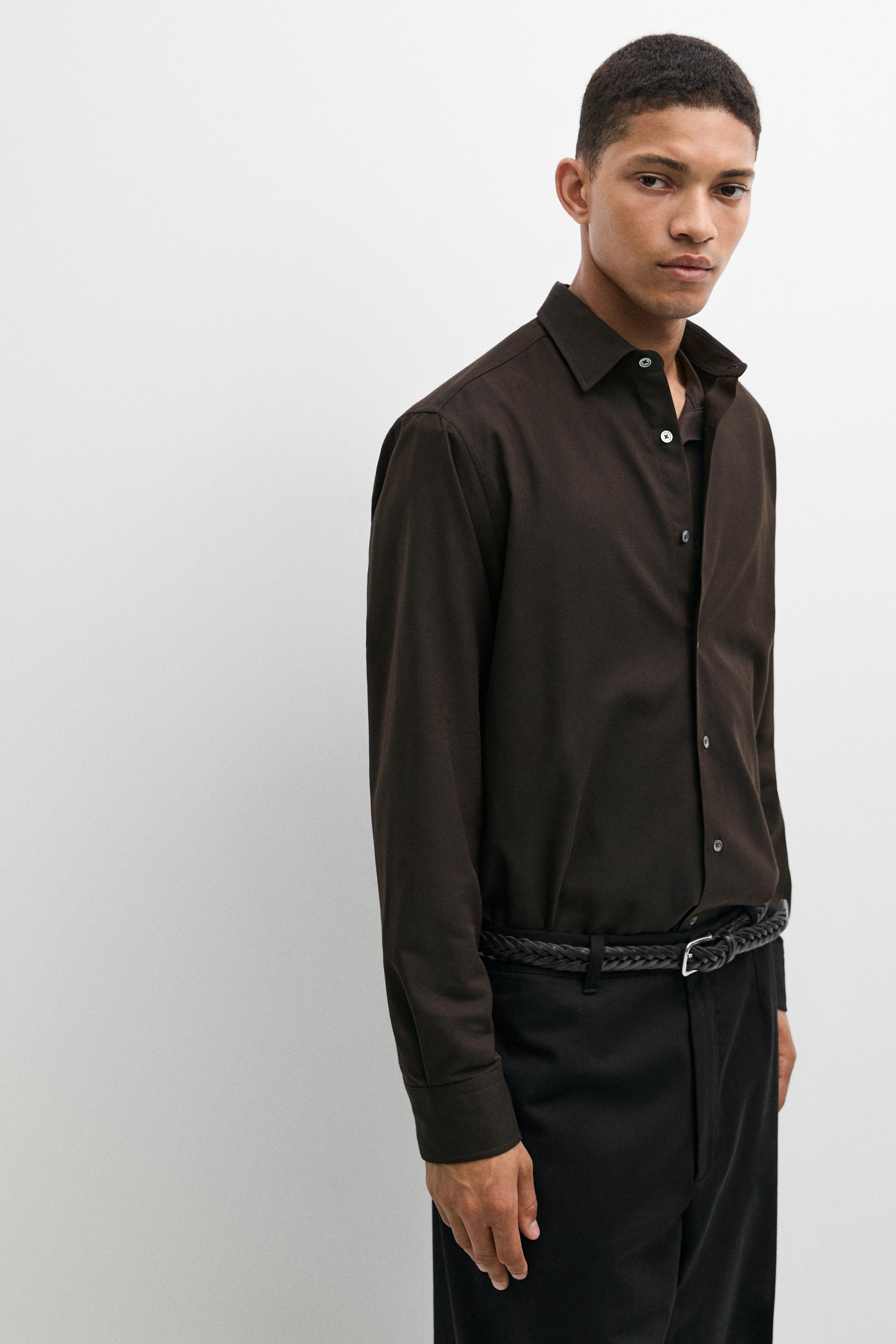 100% Cotton Twill Regular Fit Shirt