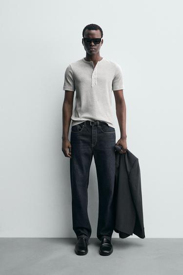 TRICOU GULER NASTURI - Gri deschis de la Zara