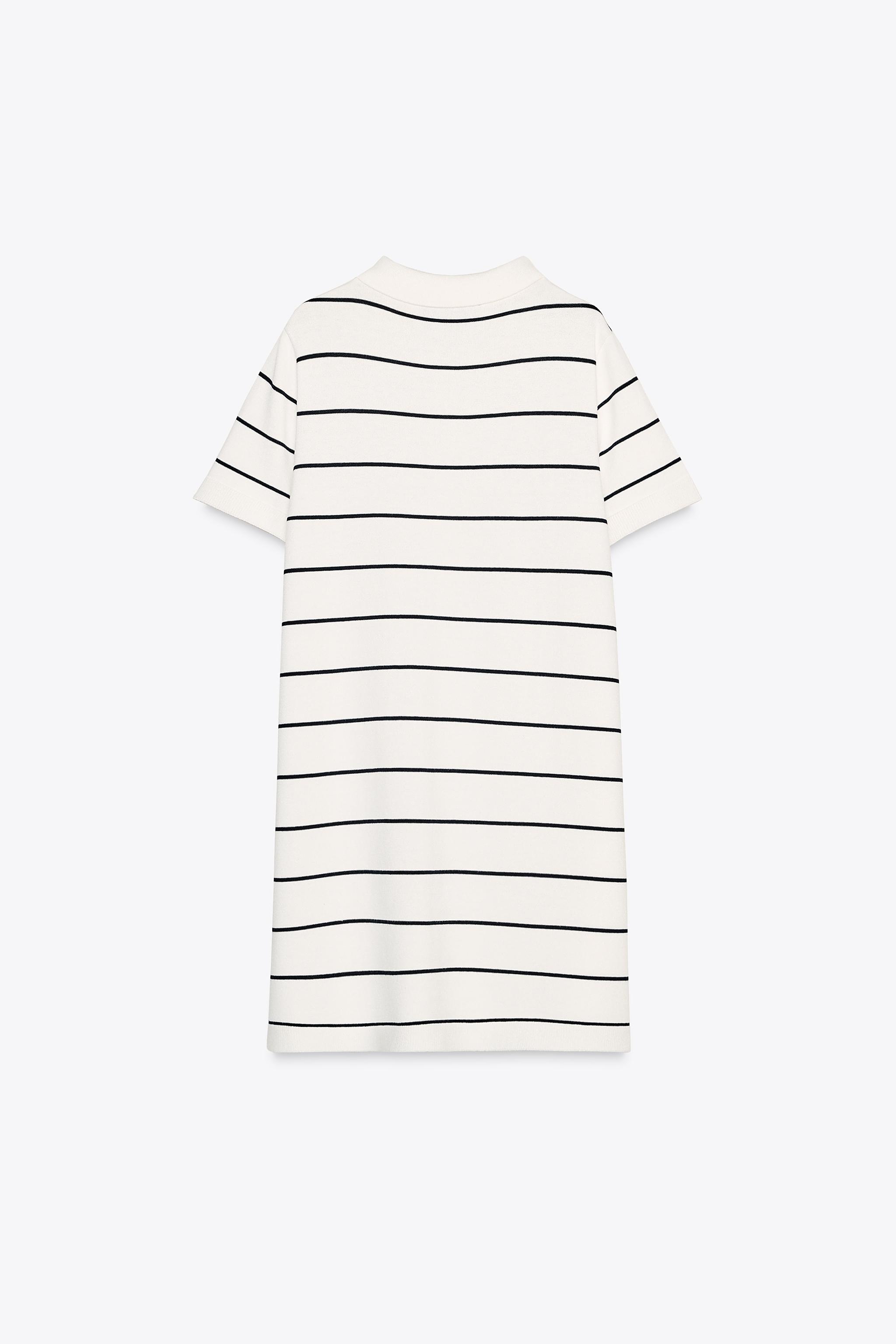 STRIPED KNIT MINI DRESS - striped | ZARA United States STRIPED KNIT MINI DRESS - striped | ZARA United States