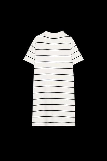 SHORT KNIT STRIPED DRESS - striped by Zara