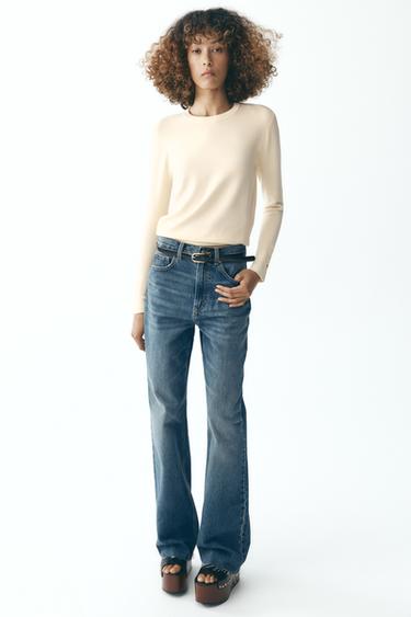 JERSEY BÁSICO PUNTO LISO - Mantequilla de Zara - Imagen 0