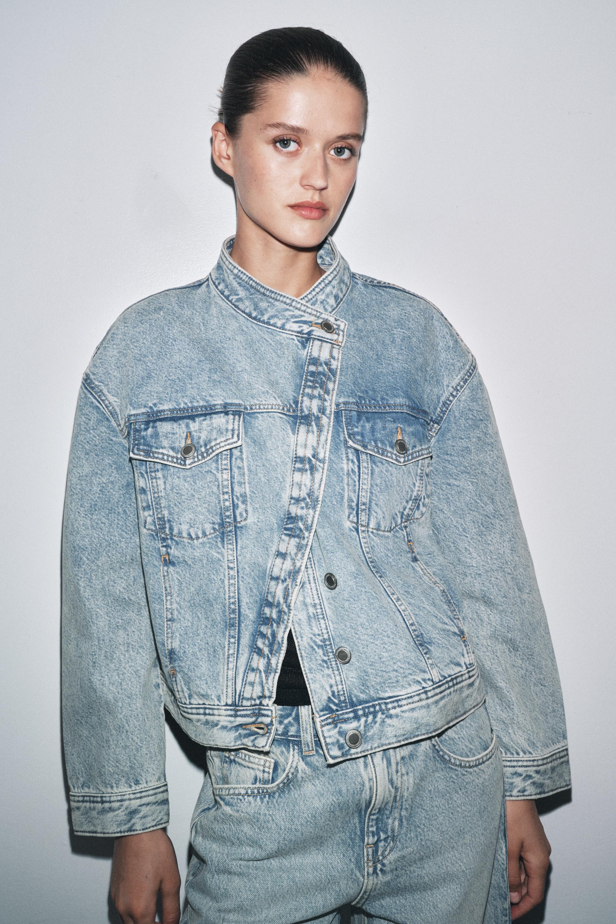 アウターその他 SEFR Women Outer 418495 WFW24SYDNEYFRA BLUE Séfr Sydney Denim Jackets In Blue Cotton | italist