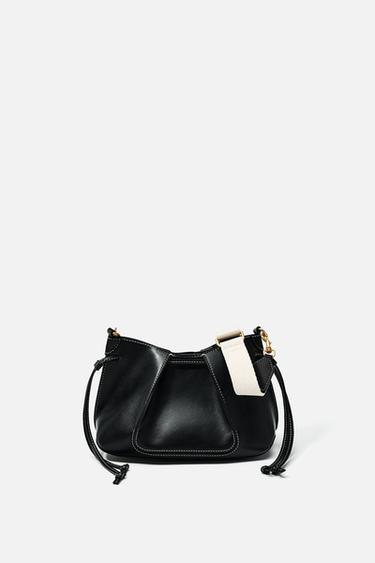 MINI BOLSO PLIEGUES - Negro de Zara