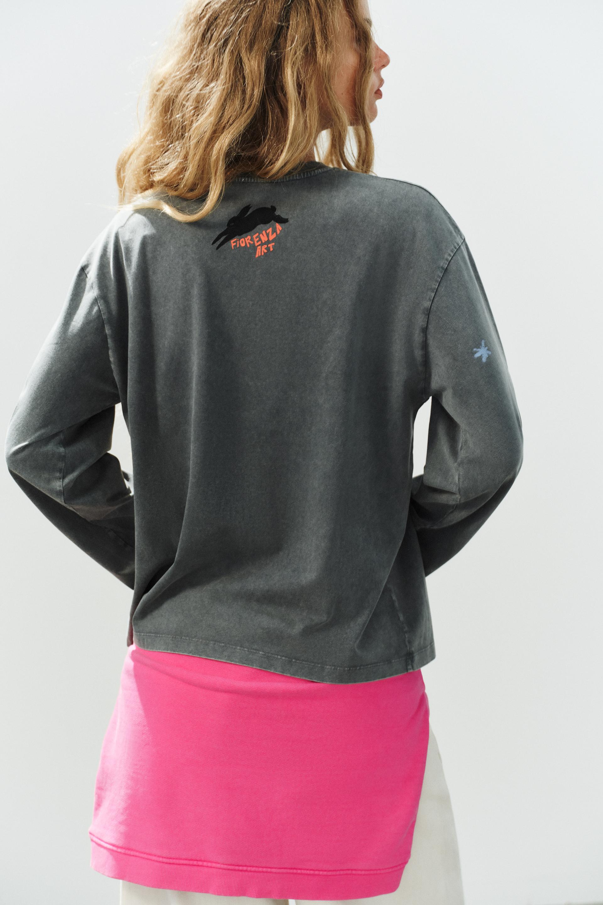 FIORENZA WASHED-EFFECT T-SHIRT thumbnail 5