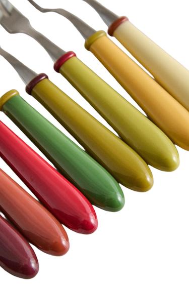 PACK MINI TENEDORES RESINA COLORES (PACK DE 8) - Multicolor de Zara