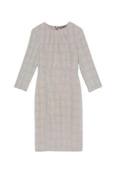 PLAID SHEATH DRESS