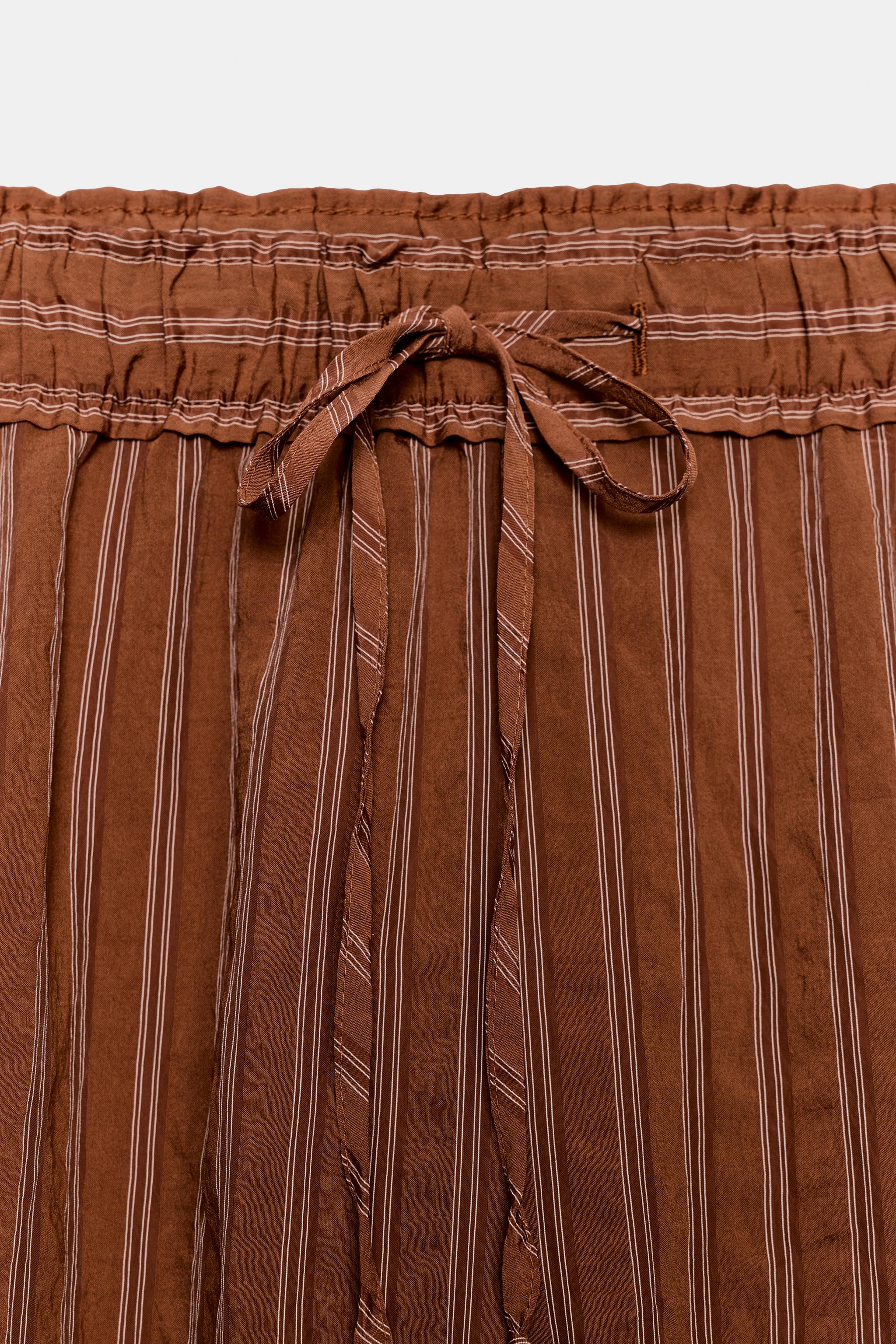 Женские брюки Zara ZW COLLECTION SIDE VENT TROUSERS — фото 7
