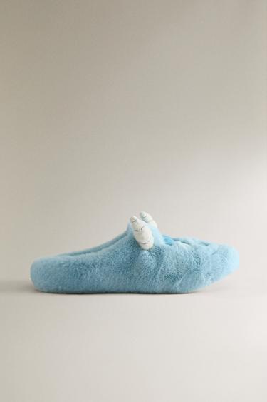 Zara DEČIJE OTVORENE PAPUČE MONSTER INC. ©DISNEY/PIXAR – Plavkasta – Slika 0