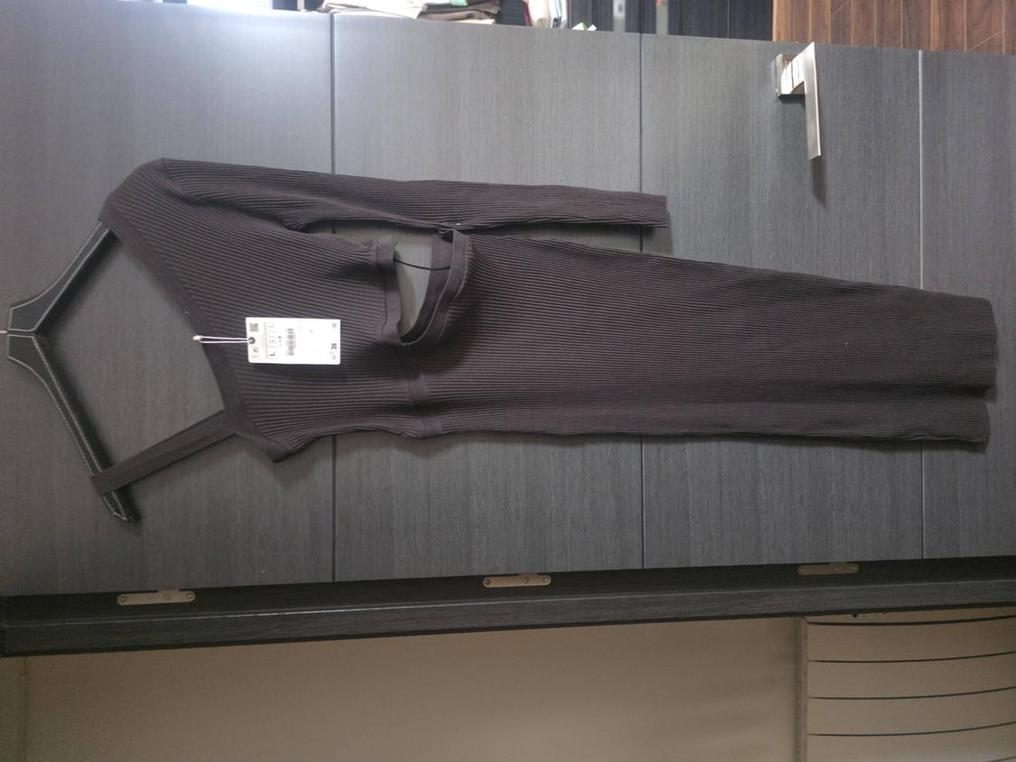 RIBBED MIDI DRESS - Image 3