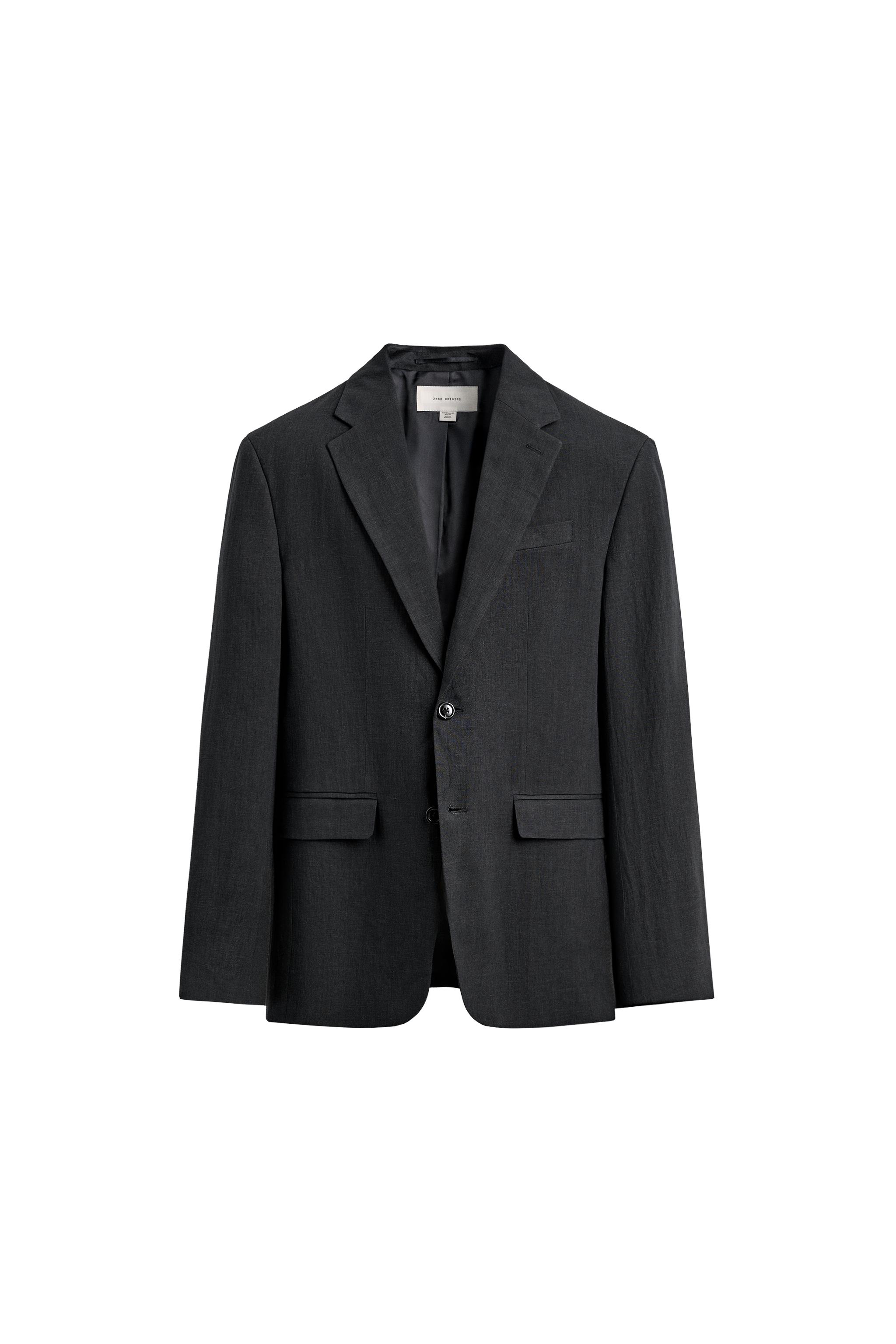 REGULAR FIT 100% LINEN SUIT BLAZER