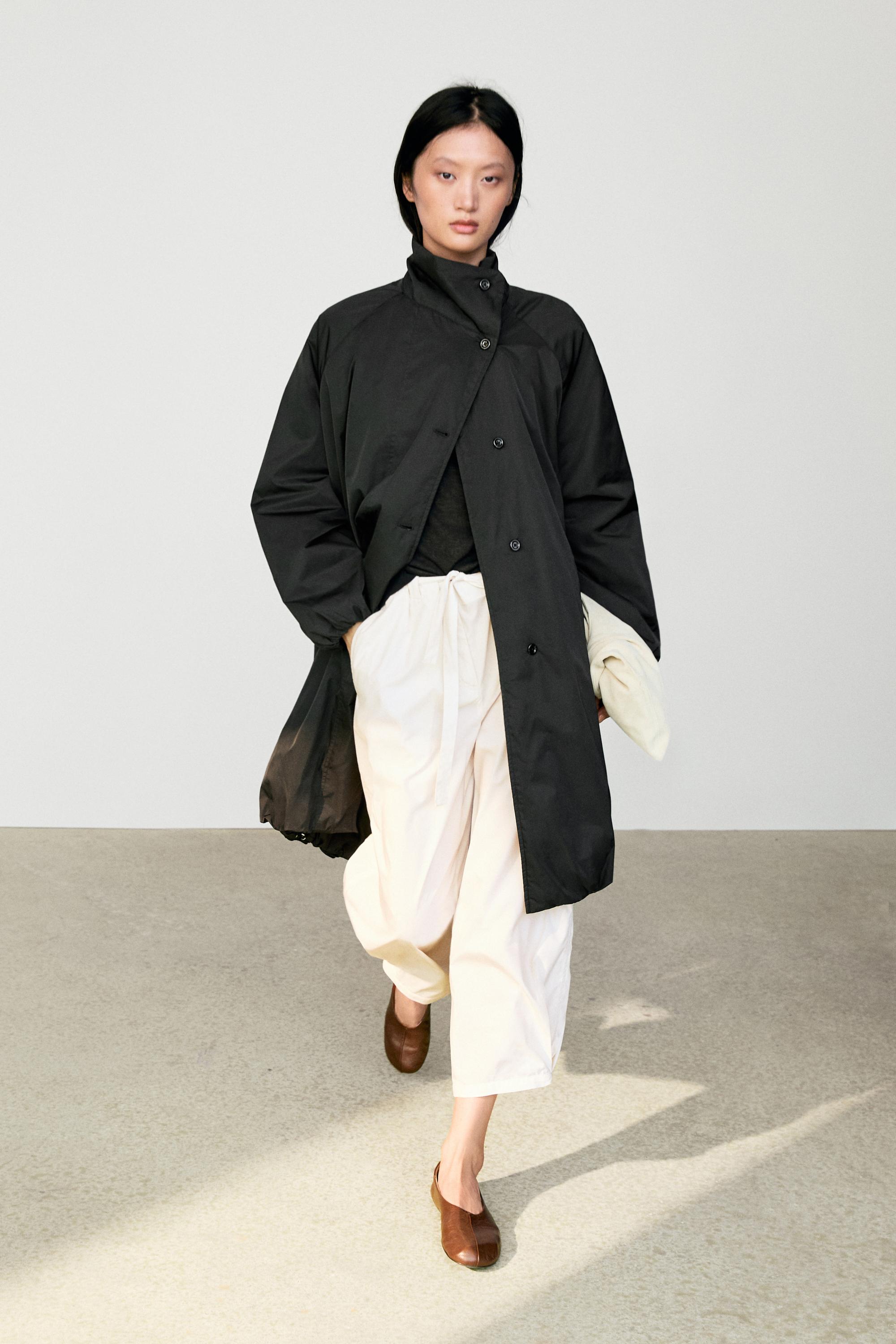 High neck jacket — Black