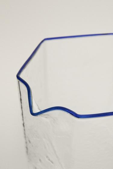 HEXAGONAL BOROSILICATE PITCHER — Blue 2