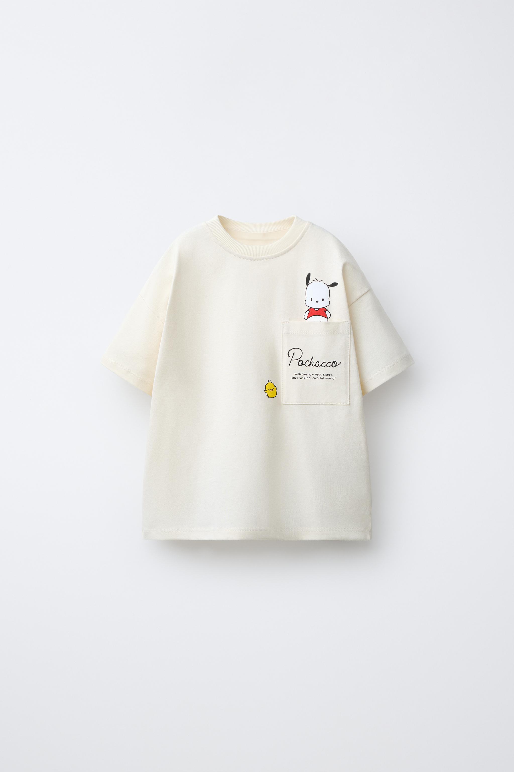 ポチャッコ © サンリオ ポケットTシャツ - ホワイト | ZARA Japan / 日本