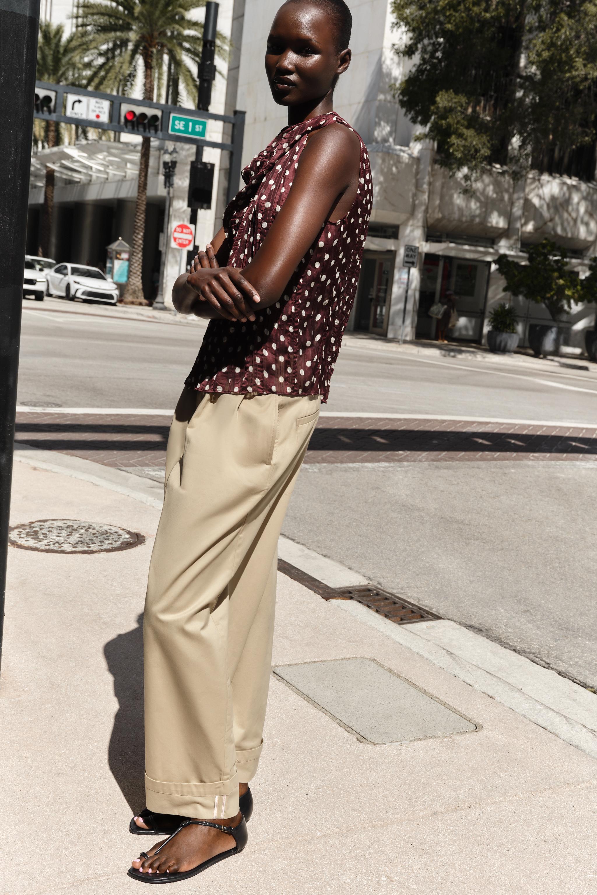 BLOUSE À POIS