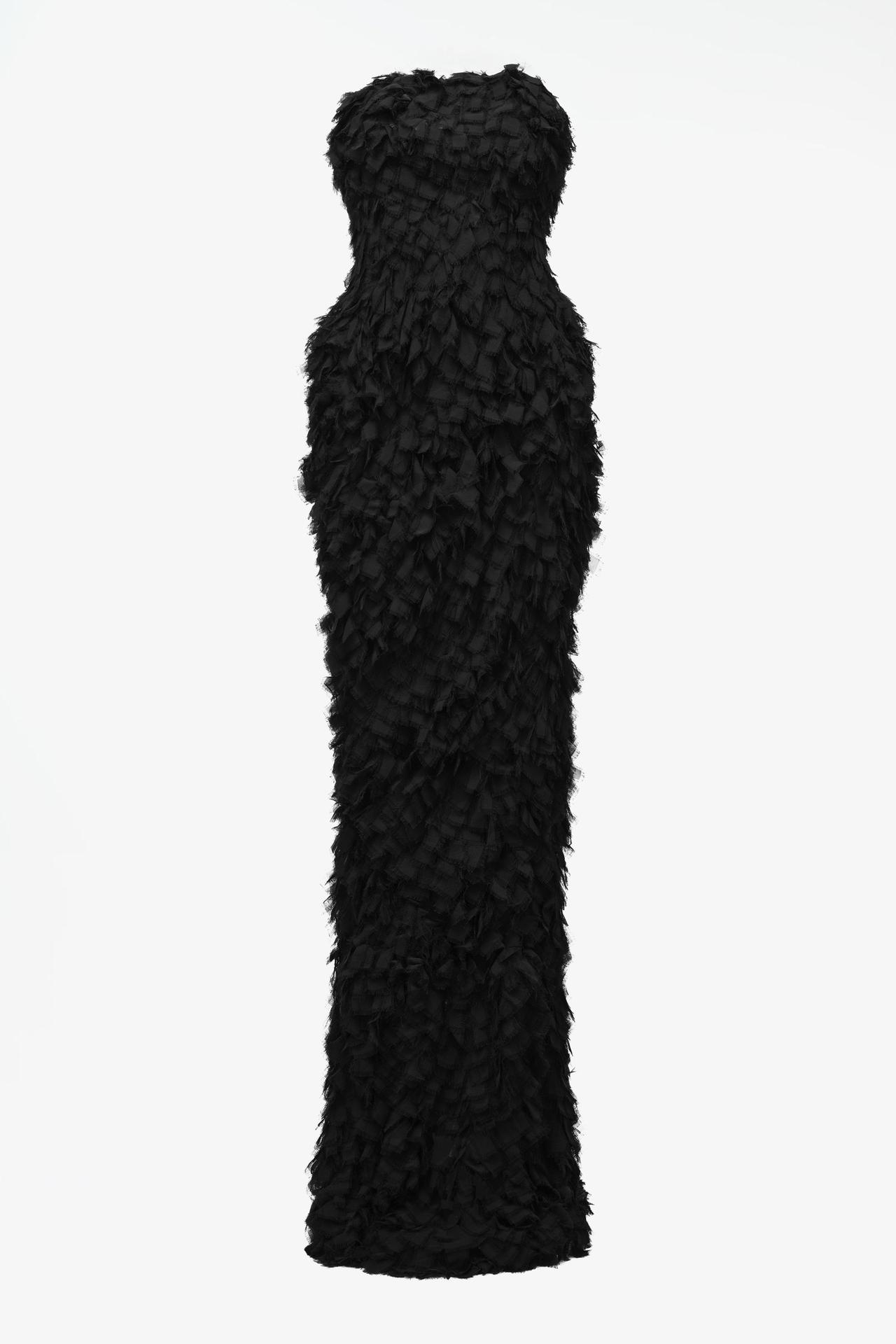 LIMITED EDITION 100% SILK DRESS — Black