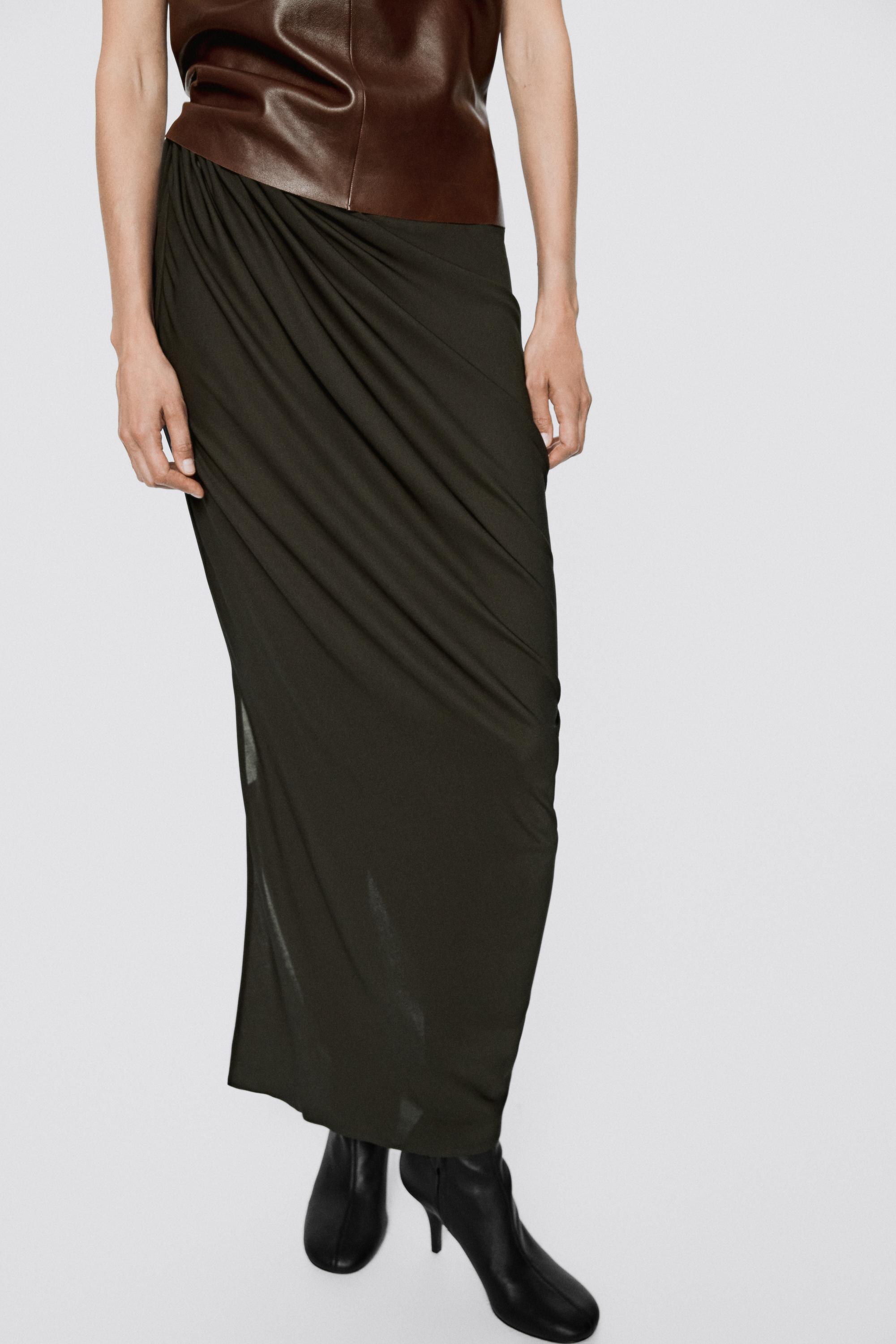 Draped midi skirt - LIMITED EDITION