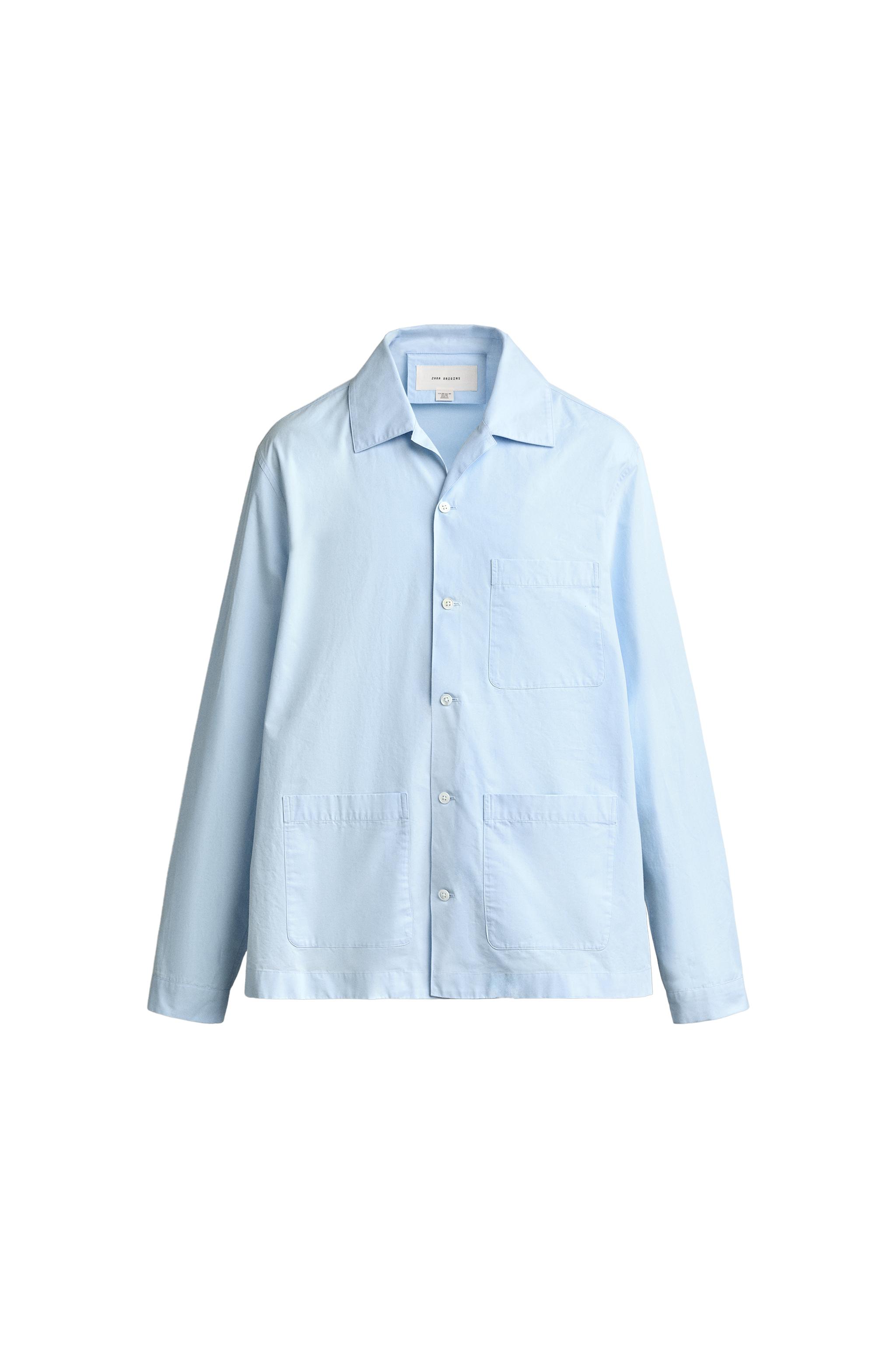 CAMISA PIJAMA POPELÍN ALGODÓN