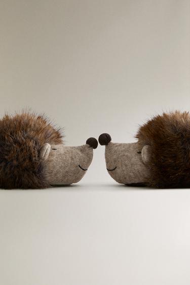 CHAUSSONS ENFANT HÉRISSON - Marron de Zara - Image 4