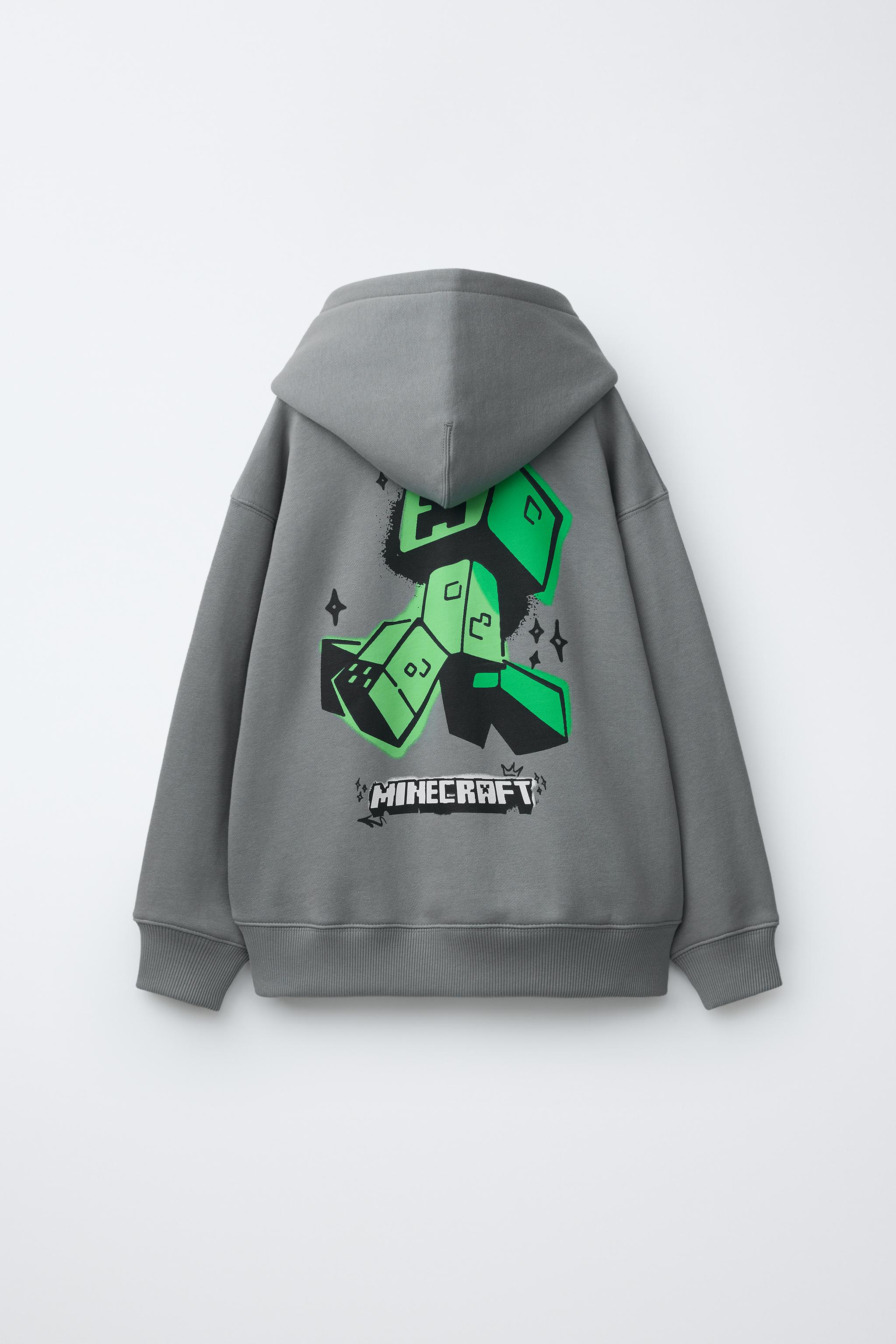 MINECRAFT © MOJANG HOODIE - Grey | ZARA South Africa