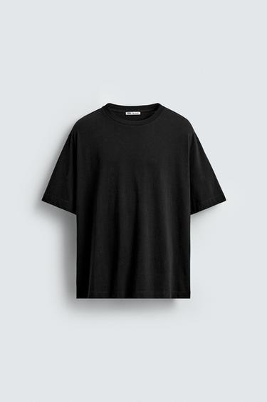 T-SHIRT INSCRIPTION CROQUETTES - Noir de Zara - Image 6