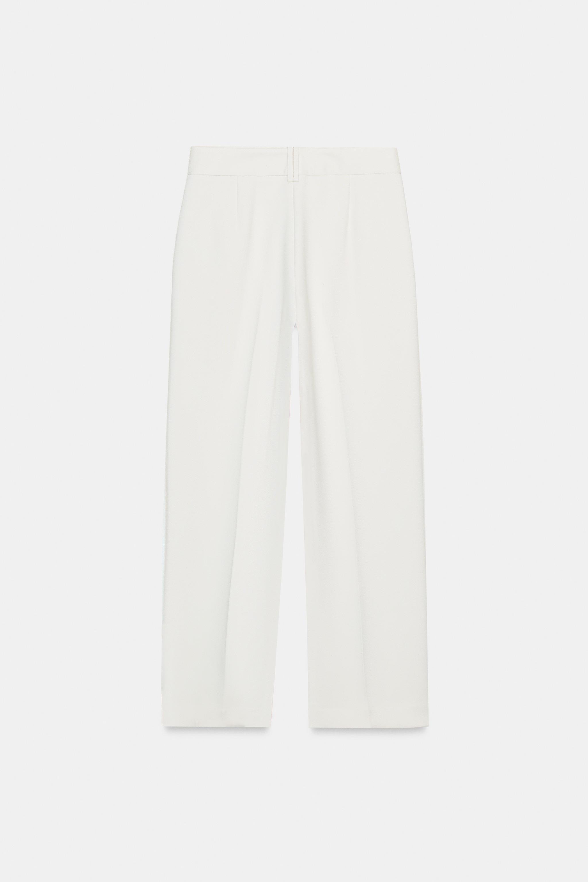 MID-RISE STRAIGHT LEG PANTS