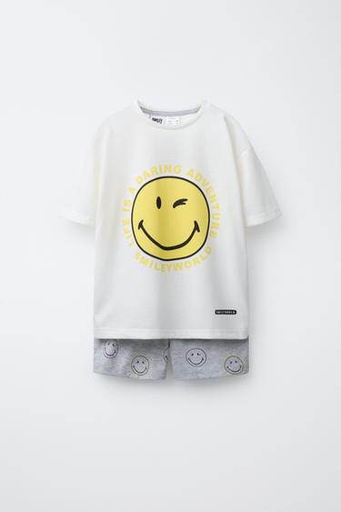 6-14 AÑOS/ PIJAMA SMILEYWORLD ® - Blanco de Zara