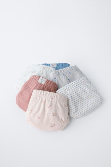1 1/2-6 YEARS / SIX-PACK OF ANIMAL PRINT BRIEFS - Multicoloured by Zara - Image 5
