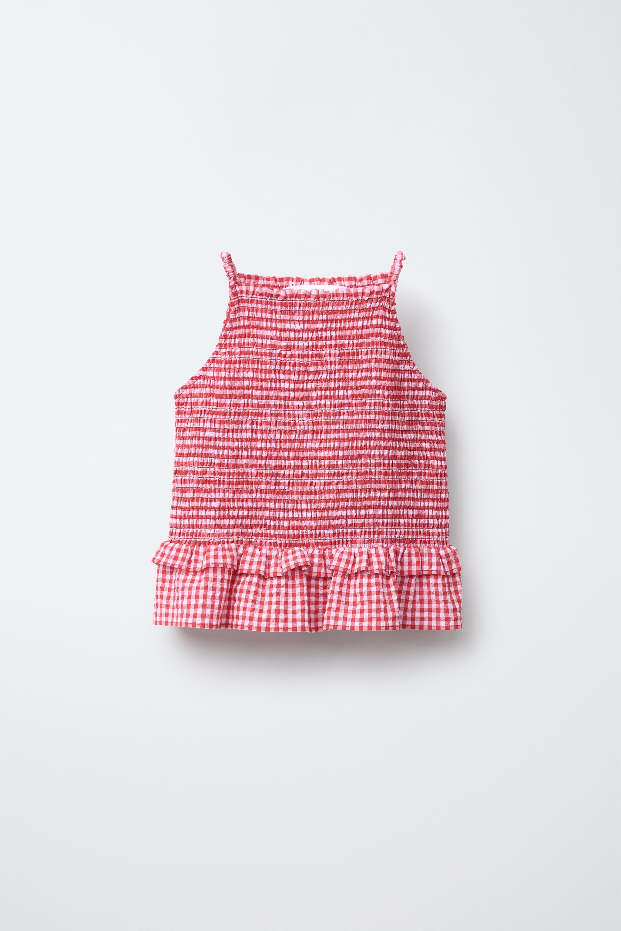 TOP HALTER À CARREAUX VICHY