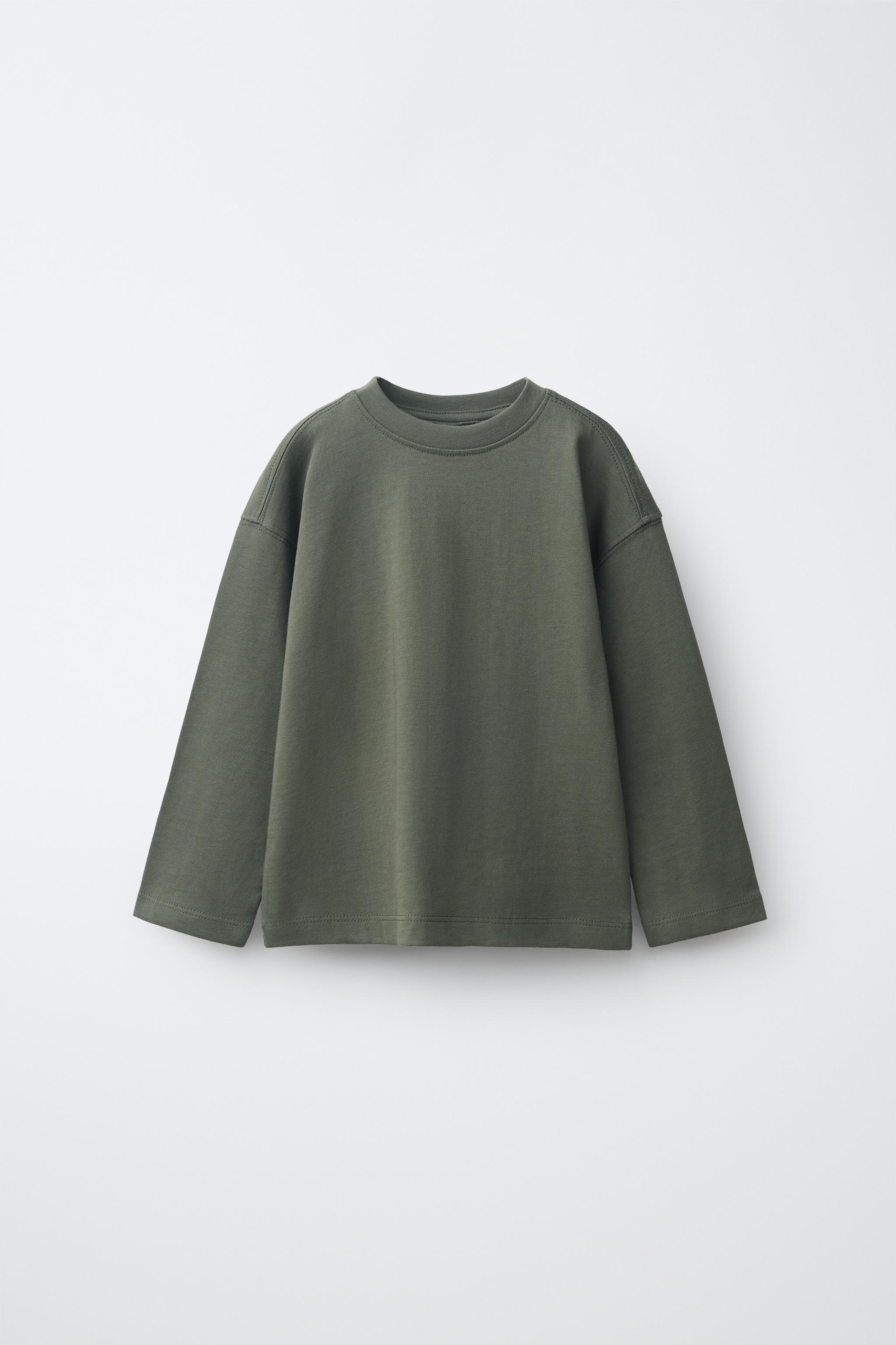 PLAIN T-SHIRT — Green