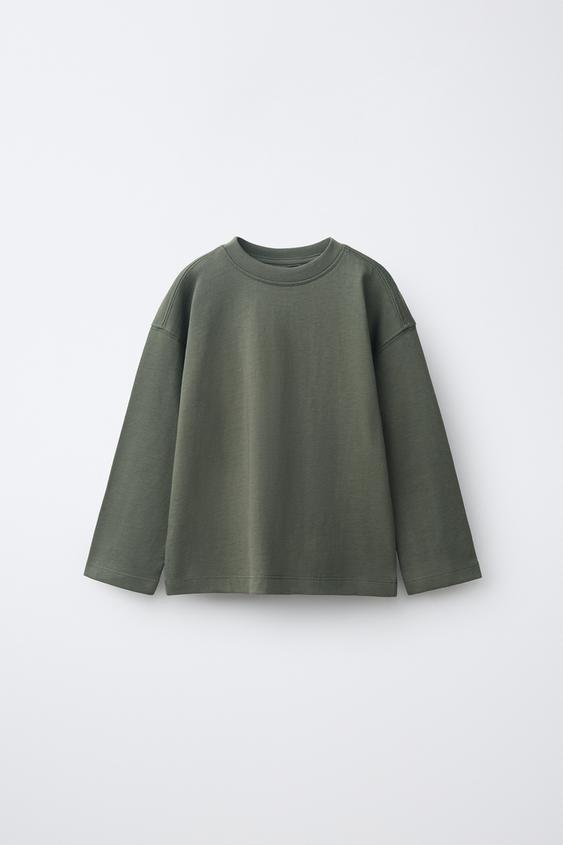 PLAYERA LISA - Verde de Zara - Imagen 0