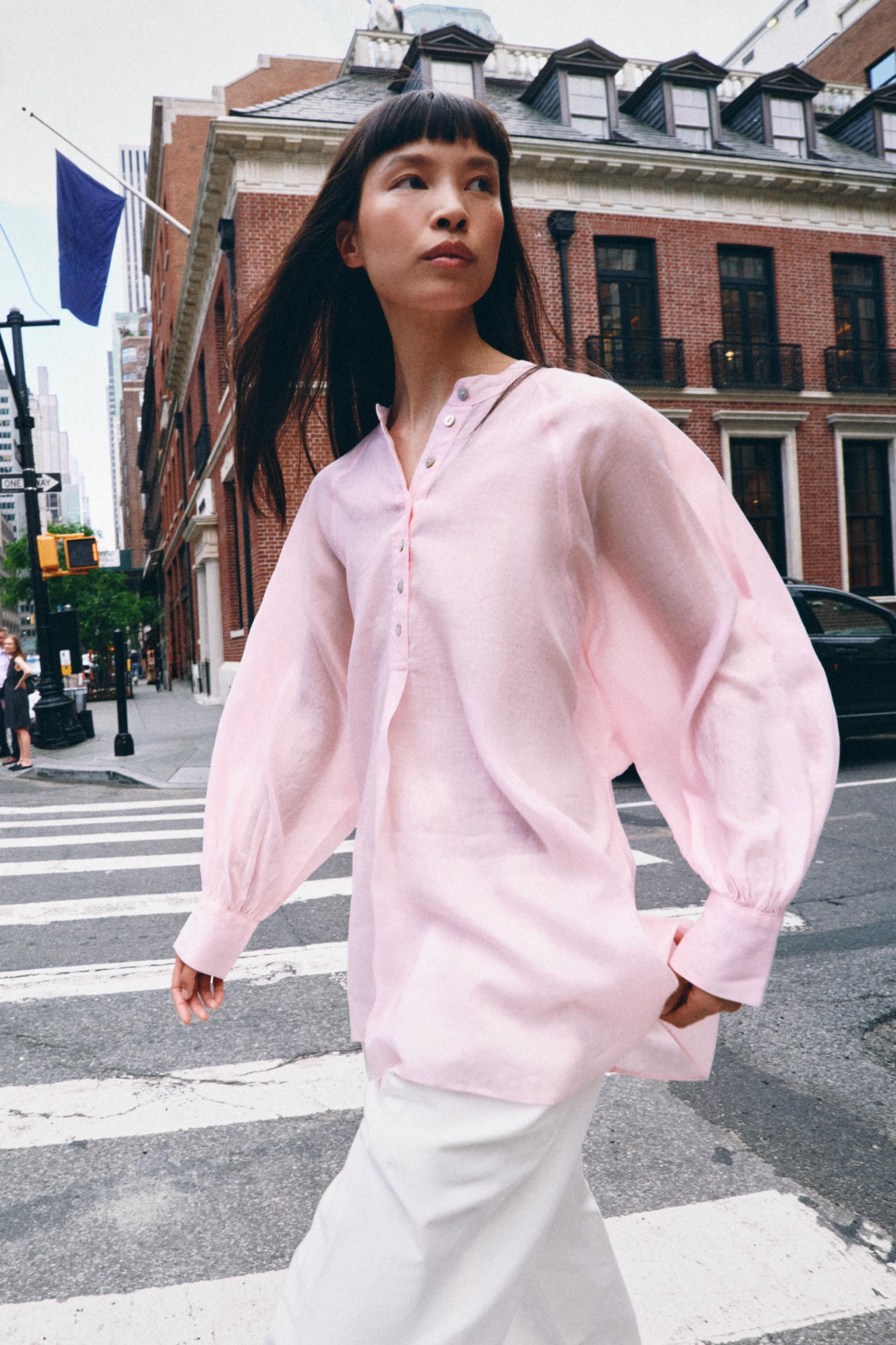 FLOWY RAMIE SHIRT ZW COLLECTION