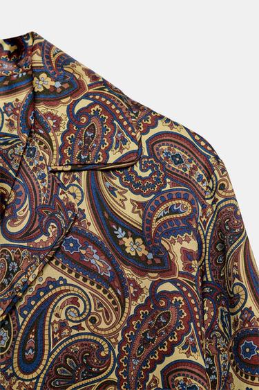 CHEMISE STYLE PYJAMA PAISLEY ZW COLLECTION - Multicolore de Zara - Image 6