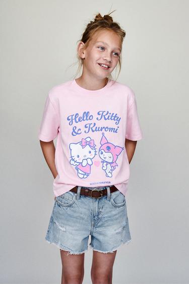 Zara MAJICA HELLO KITTY AND KUROMI © SANRIO – Ružičasta