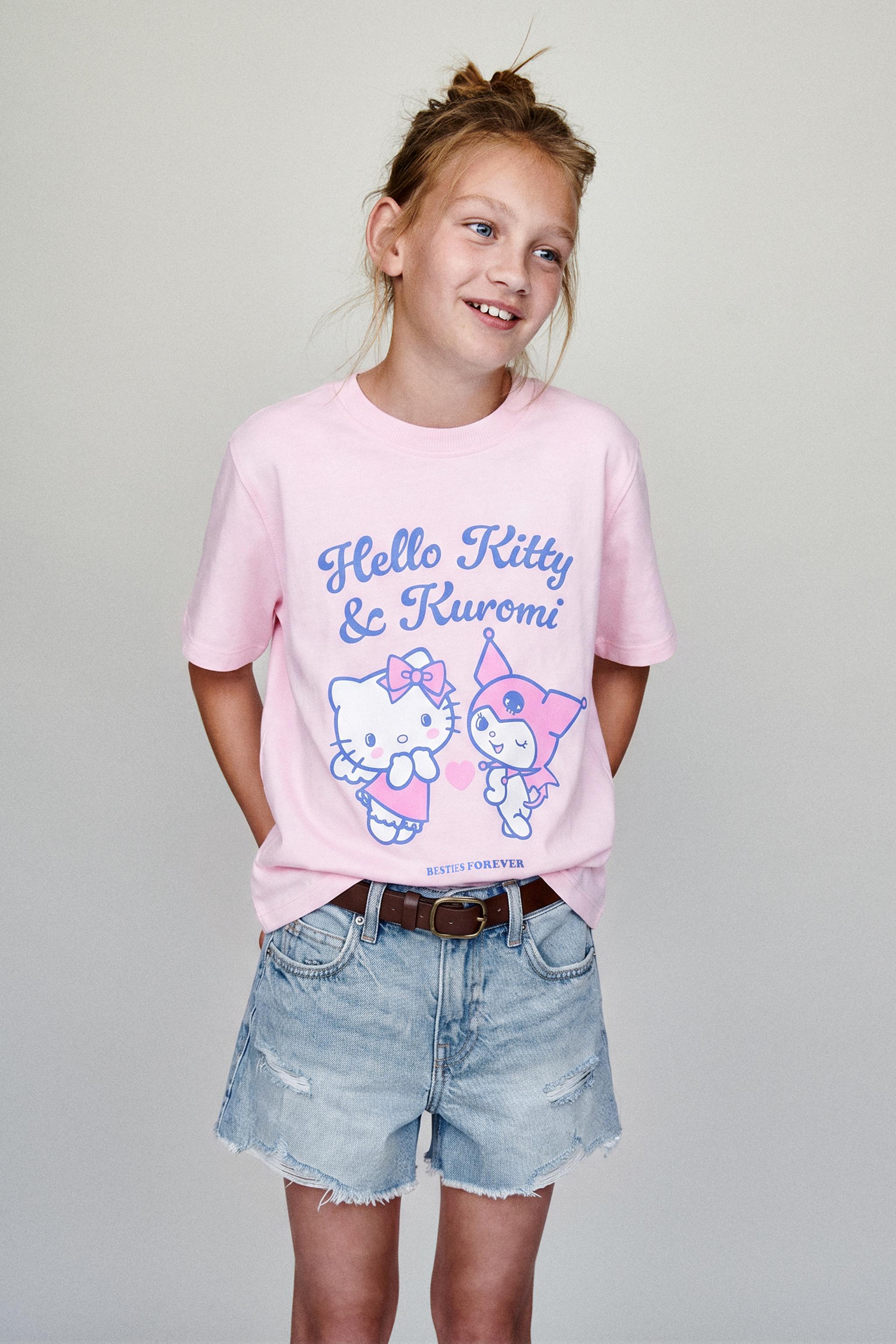 HELLO KITTY AND KUROMI © SANRIO T-SHIRT