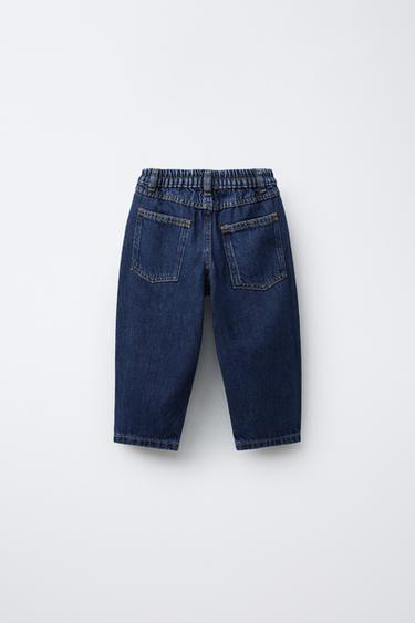 BAGGY DENIM TROUSERS - Indigo by Zara