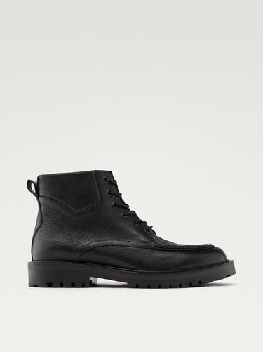 Bota bordón abatanada - Negro de Zara