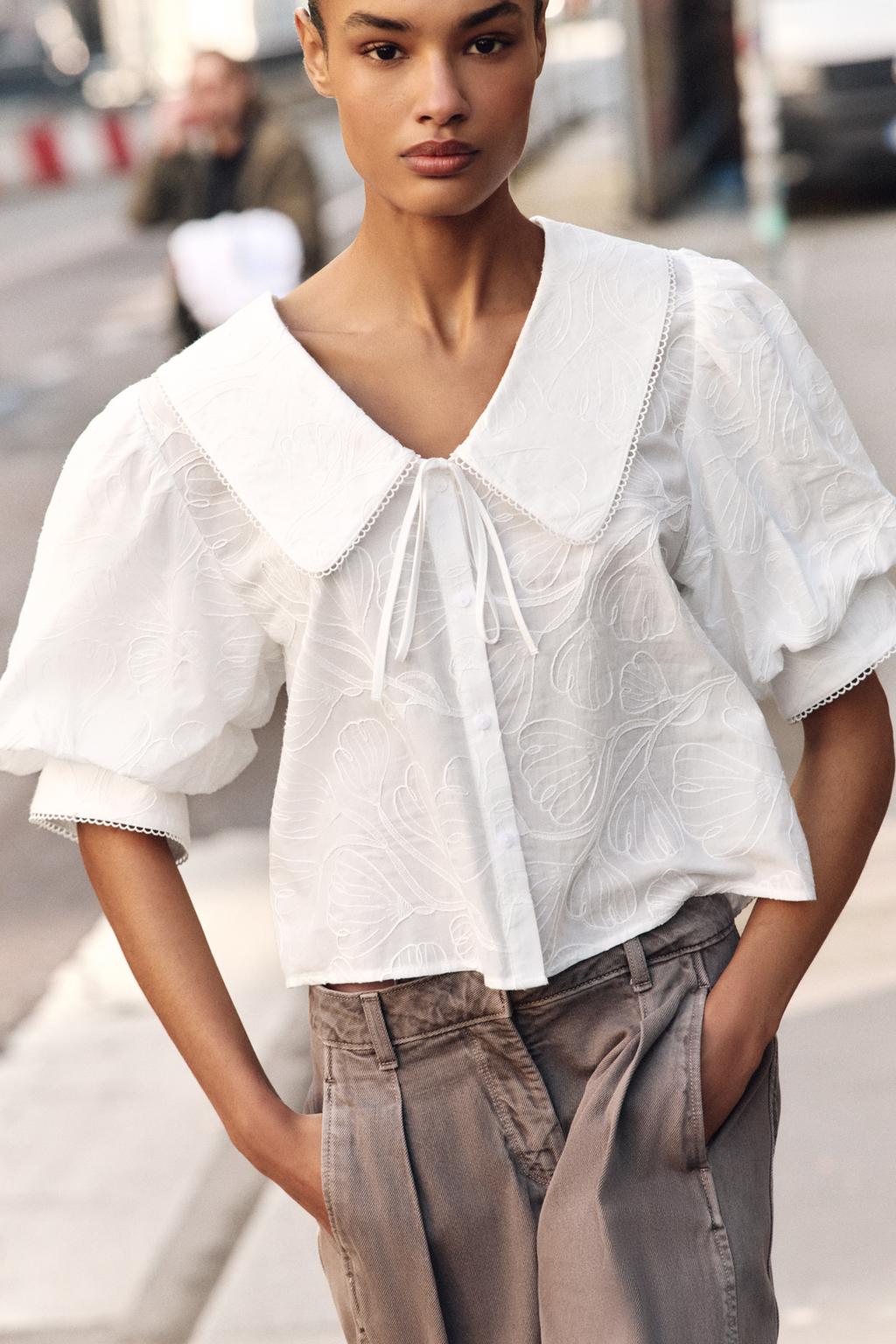PETER PAN COLLAR BLOUSE