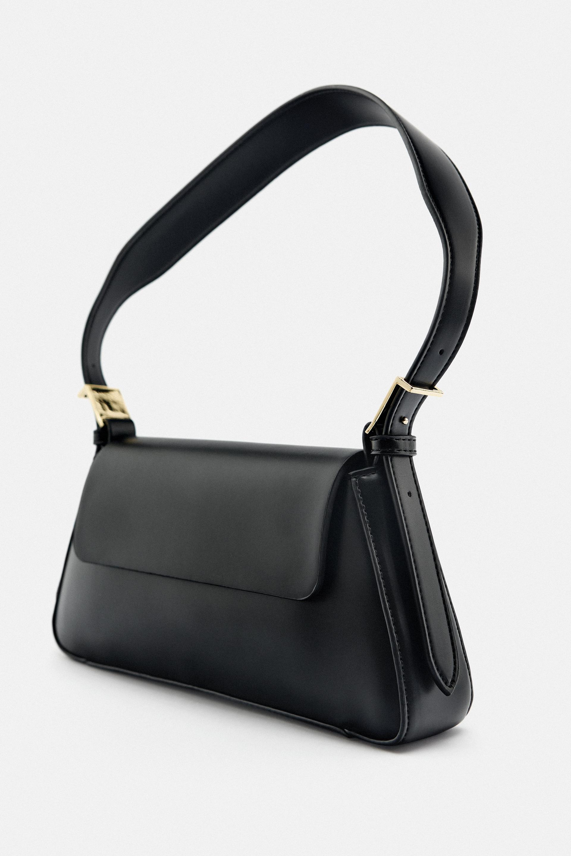 Black shoulder bag zara Clearance