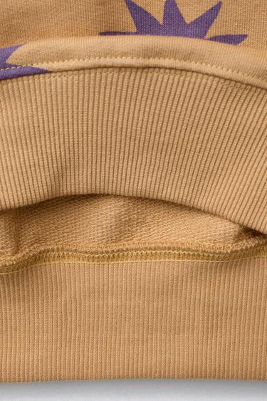 SWEAT À IMPRIMÉ ÉTOILES - Violet de Zara - Image 3