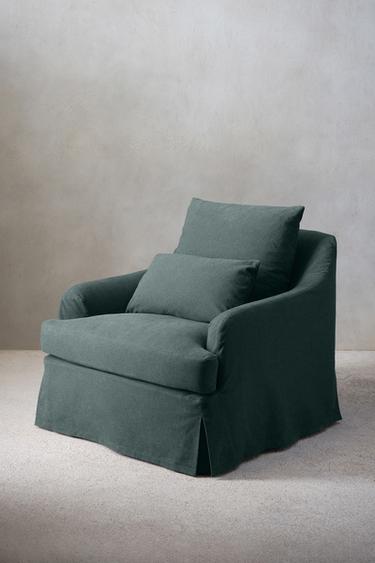 Zara ARMCHAIR 01 - Dark green