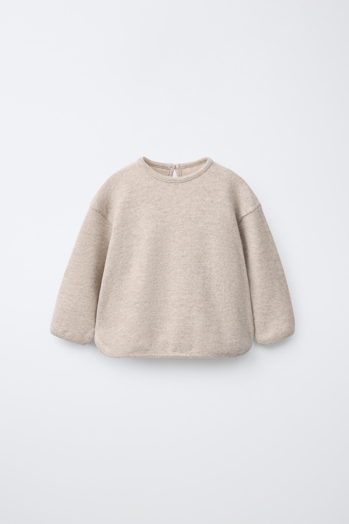 Детская футболка Zara Soft Touch Plain, цвет: Бежевый — фото 2