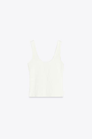 T-SHIRT WITH RHINESTONE AND FAUX PEARL BOWS - White by Zara - Image 1