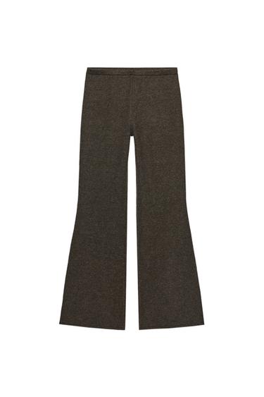 PANTALÓN FLARE - marrón vigoré de Zara